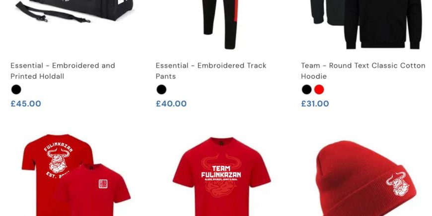 Team Fulinkazan Merchandise Store Now Open