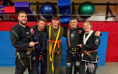 BJJ Orange belt promotion for Ksawery!