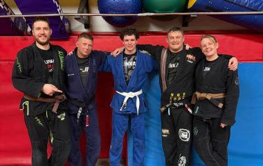 4th BJJ stripe for Mason!