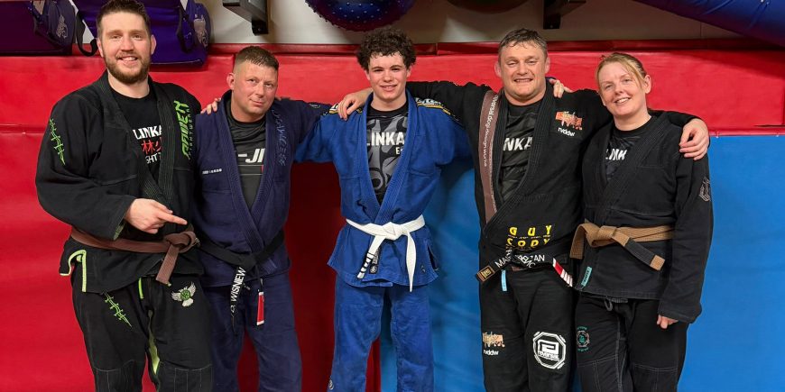 4th BJJ stripe for Mason!