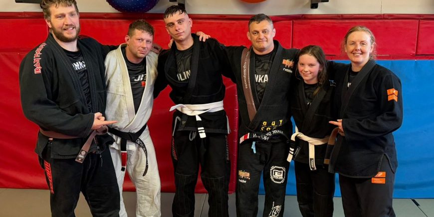 BJJ Stripe Promotion Success for Kathryn and Brandon in Bradford