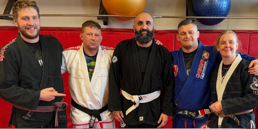 Tahir Earns His 2nd Stripe in Brazilian Jiu-Jitsu at Fulinkazan Martial Arts Club Bradford