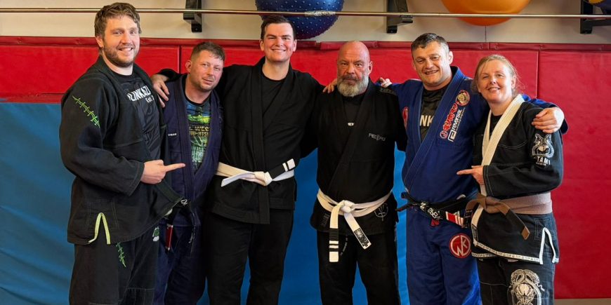 Simon Earns His 2nd BJJ Stripe and Lucas Receives His 1st Stripe at Fulinkazan Martial Arts Club Bradford