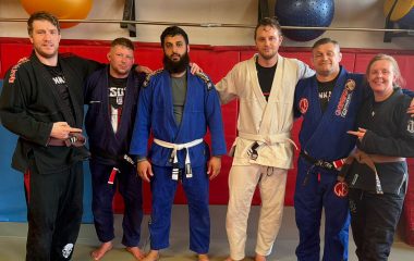 Tom and Nisar Earn Their 2nd BJJ Stripes at Fulinkazan Martial Arts Club Bradford