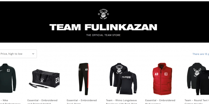 New Team Fulinkazan Kit Now Available Online