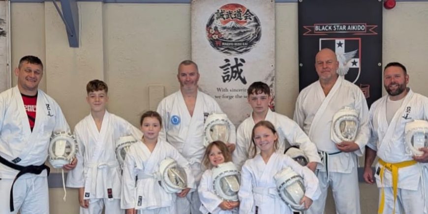 Kudo England President Visits the Midlands for Seminar and Awards Andrew Leighton His 6th Kyu Belt